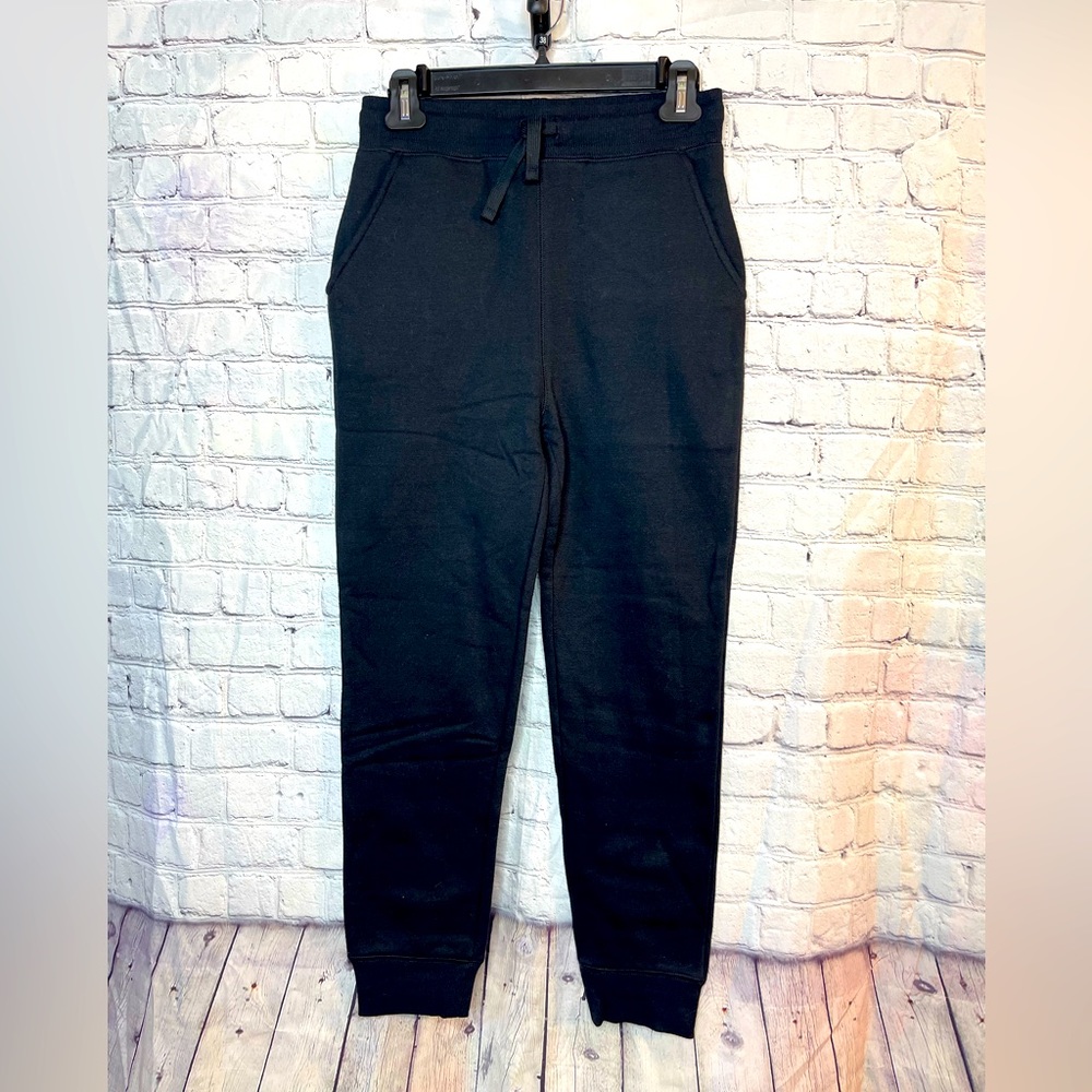 Amazon essentials black sweatpants XL(12) Amazon Boys Fleece Jogger Sweatpants